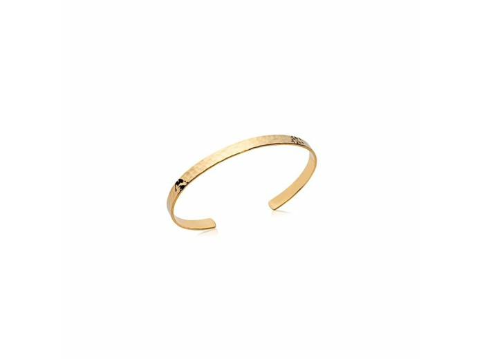 Bracelet jonc en plaqué or