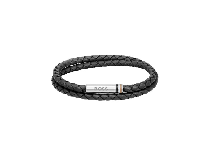 Bracelet BOSS Ares en cuir, taille M