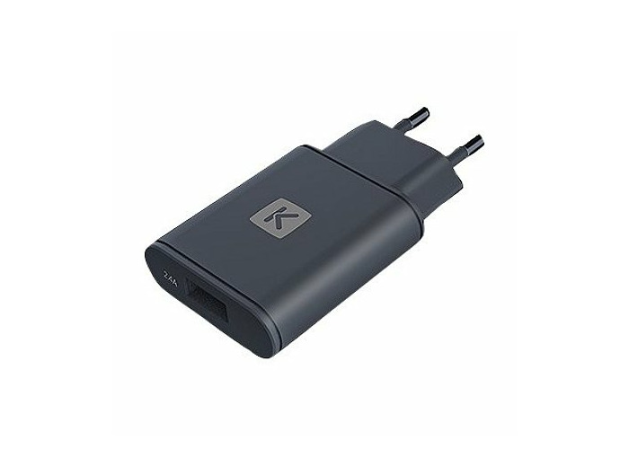 Chargeur mural 2,4a + câble usb/usb c 1,2m