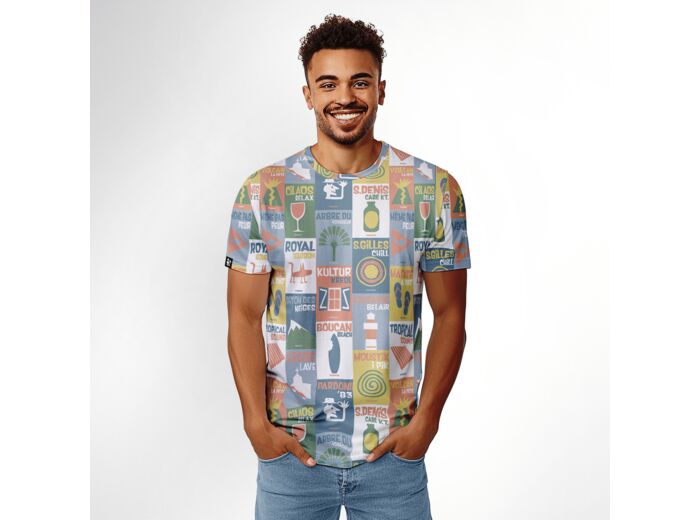 T-Shirt Homme Tropical Souvenir