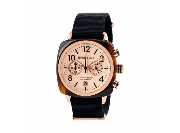 Montre Briston Clubmaster Classic Chrono Date Acétate