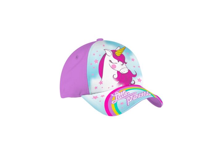 Casquette fille rose la licorne magique