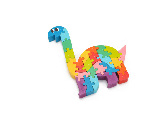 MONTESSORI MON PUZZLE DINOSAURE CHIFFRES ET LETTRES