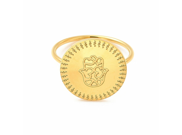 RONRON BAGUE ACIER INOXYDABLE