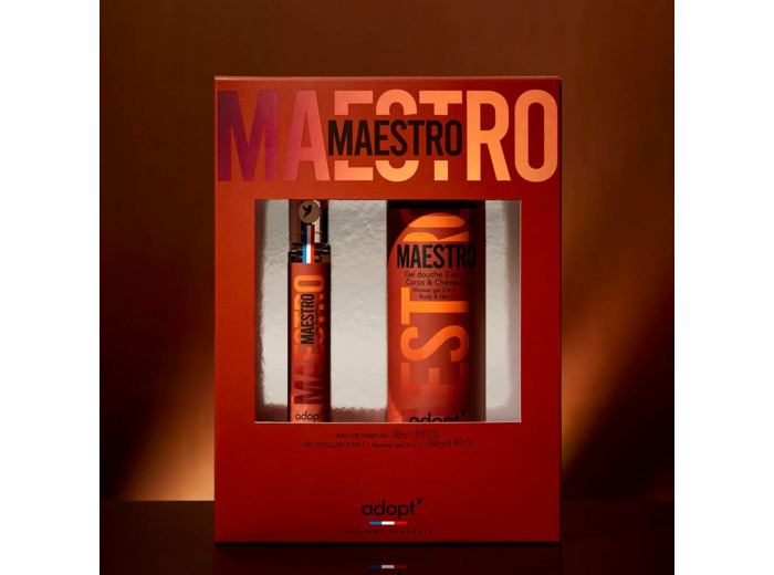 Maestro - Coffret eau de parfum 30 ml + gel douche 250 ml