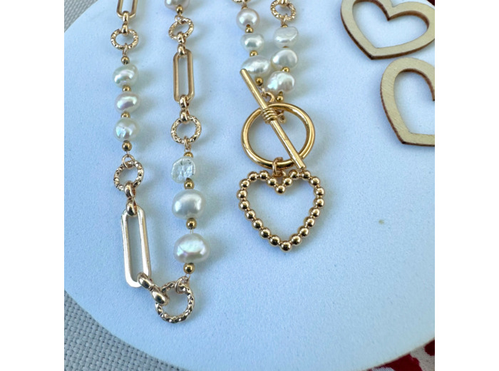 Collier et bracelet Onde d’Amour
