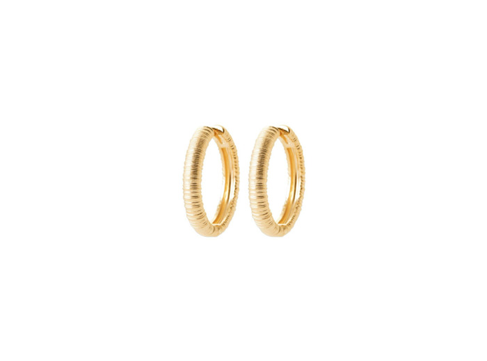 Boucles d'oreilles Créoles en plaqué or