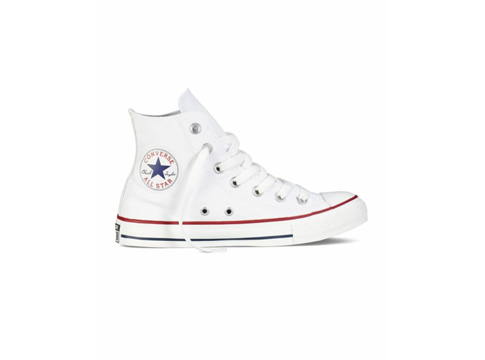 Toile femme blanc converse montante