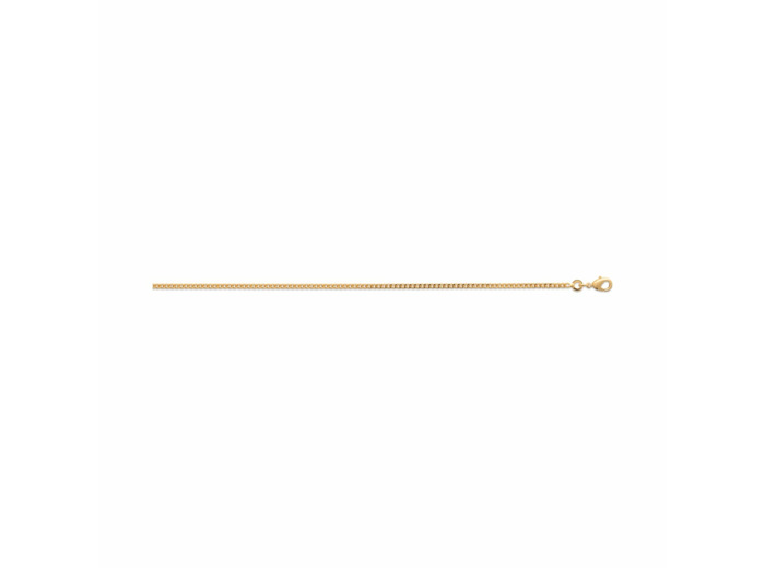 Collier sautoir en plaqué or, 70cm