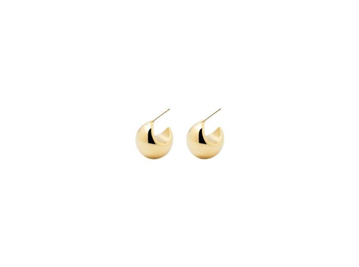 Boucles d'oreilles ZAG Elea en acier doré