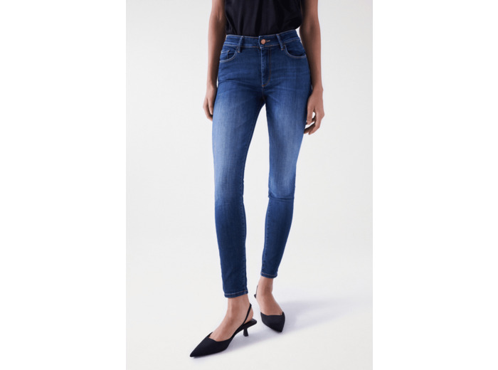 Jean Push Up Destiny Skinny délavage foncé