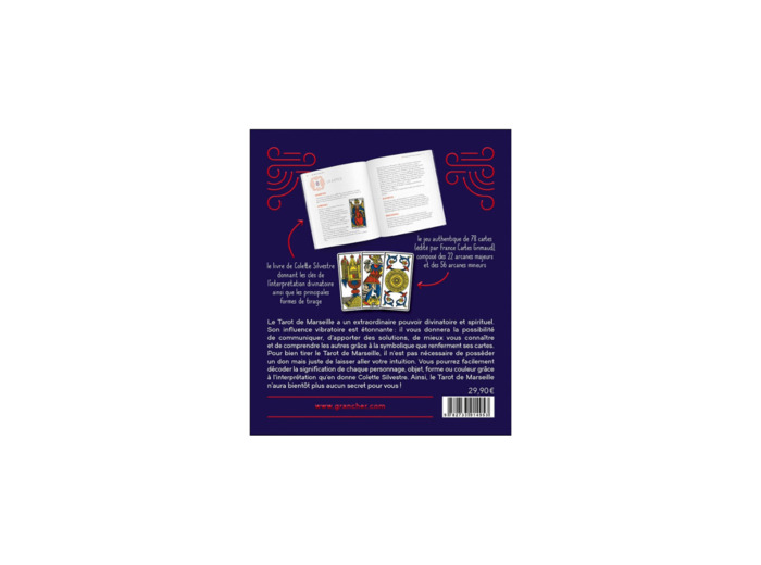 Le Tarot de Marseille - Coffret - Le livre & le jeu officiel de 78 lam