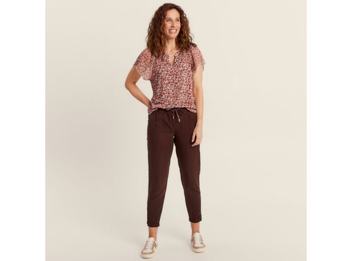 Pantalon flou taille basculée