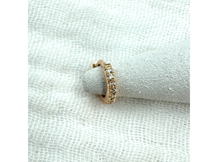 Piercing d'oreilles en Or Rose à l'unité