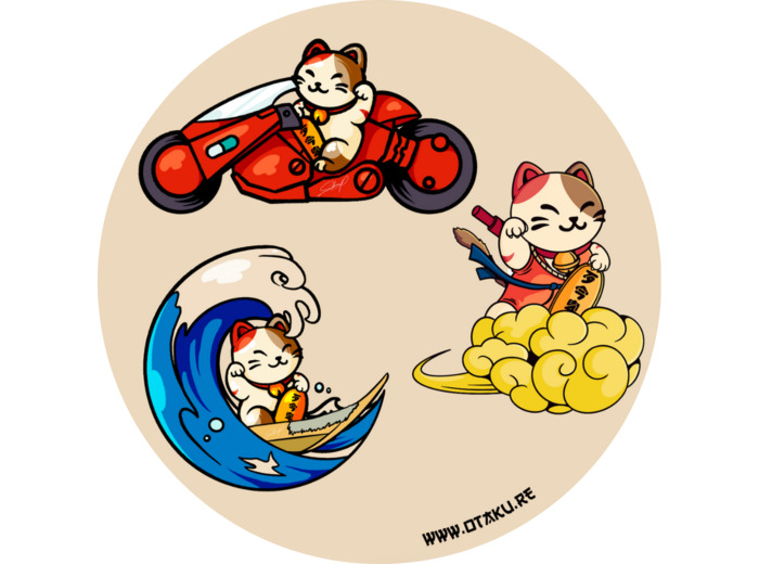 BADGE MARQUE OTAKU