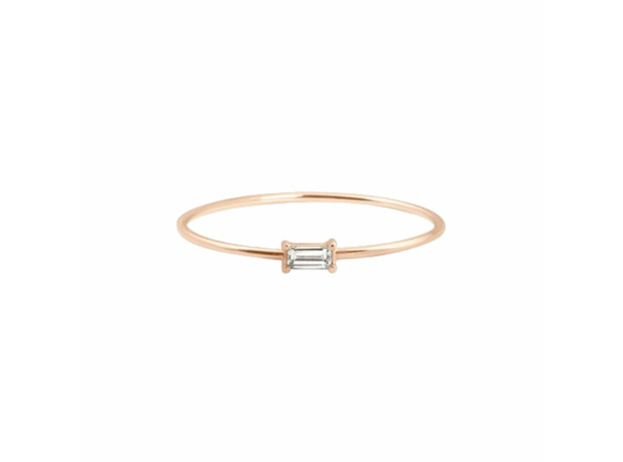 Bague Vanrycke Georgia en or rose et diamant