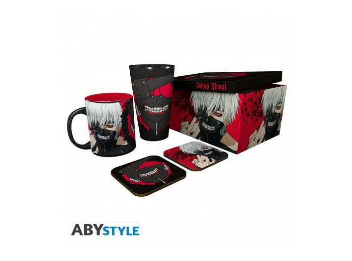 TOKYO GHOUL - Pck Verre XXL + Mug + 2 Coasters "Ken"