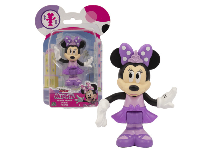 Minnie - Blister 1 Figurine Articulée 7,5 cm - Asst