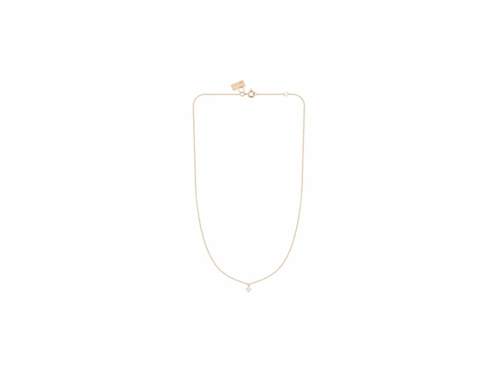 Collier Vanrycke Stardust en or rose et 1 diamant