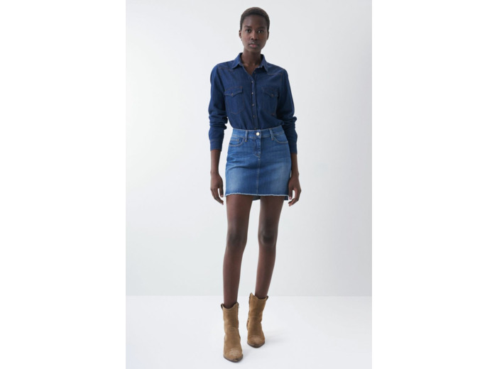 Mini-jupe Push Up Shape Up en denim