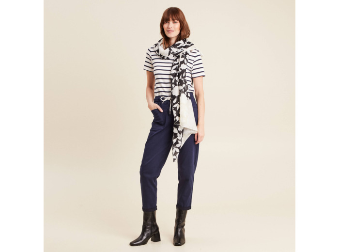 Pantalon coupe droite à coulisse