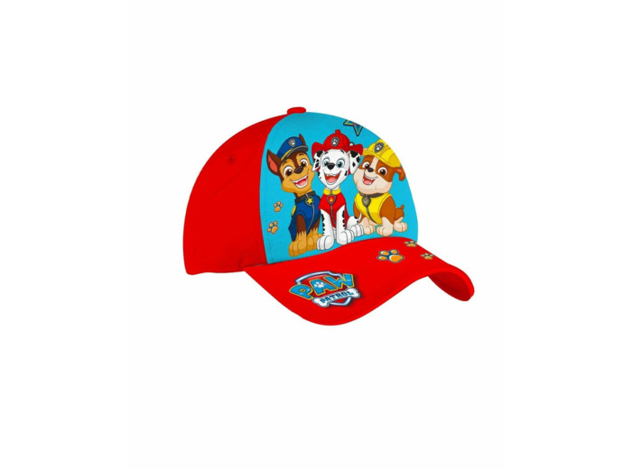 Casquette garcon rouge pat'patrouille