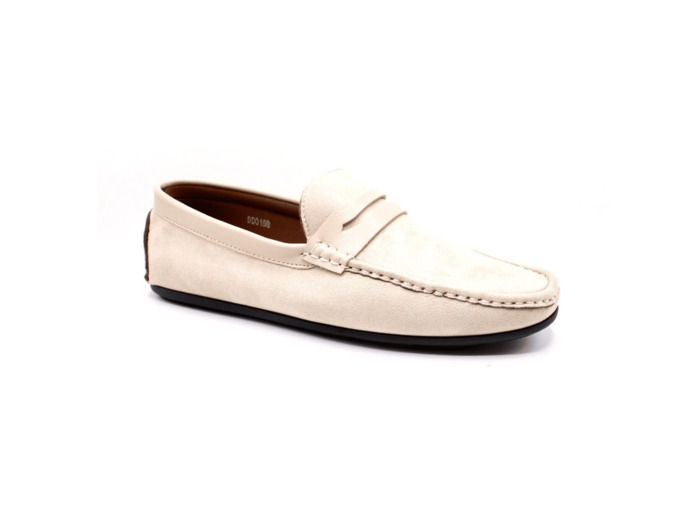 Mocassin homme beige