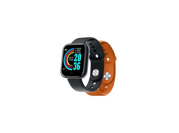 Montre connectee trainerbeator noir et marron