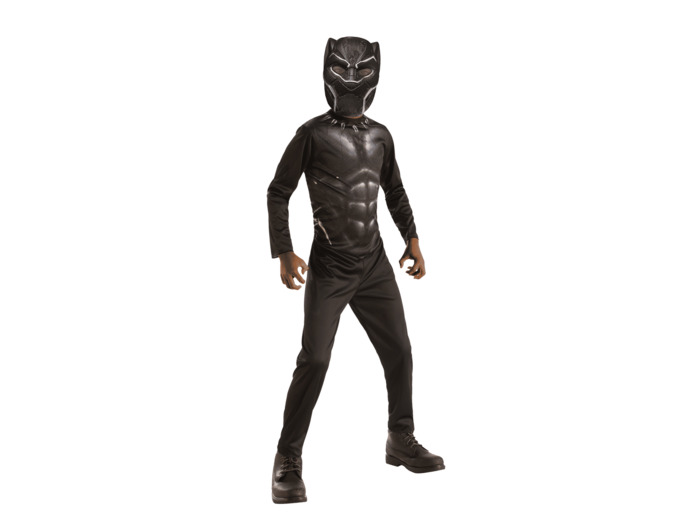 DEGUISEMENT BLACK PANTHER + MASQUE 3-4 ANS