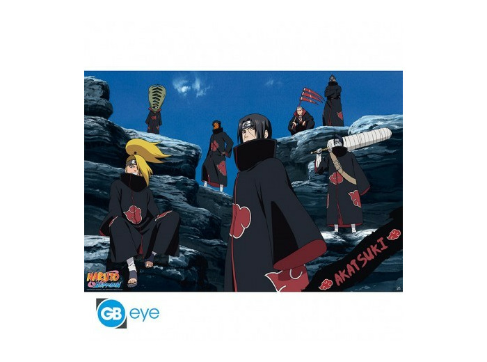 NARUTO SHIPPUDEN - Poster "Akatsuki" roulé filmé (91.5x61)