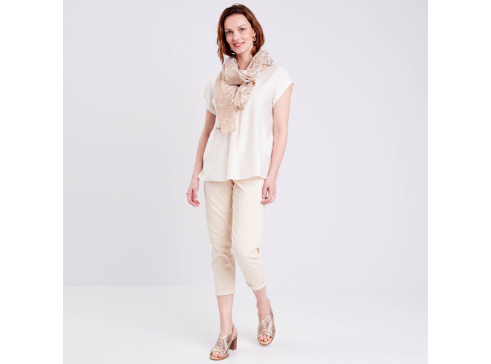 Pantalon coupe droite à coulisse