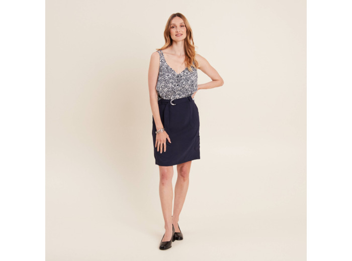 Blouse bretelles fines