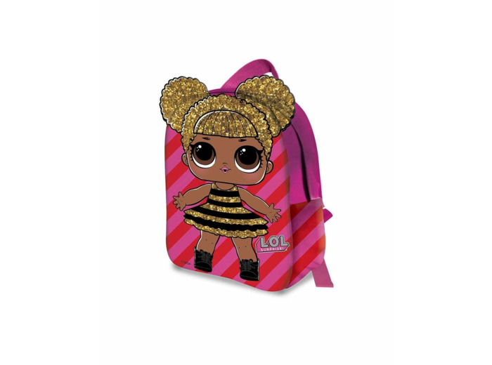 Sac a dos fille rose lol