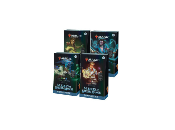 Magic The Gathering : Meurtres au manoir Karlov - Lot des 4 Decks Commander