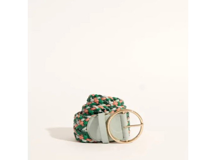 Ceinture Fiesta Tressée Bleu