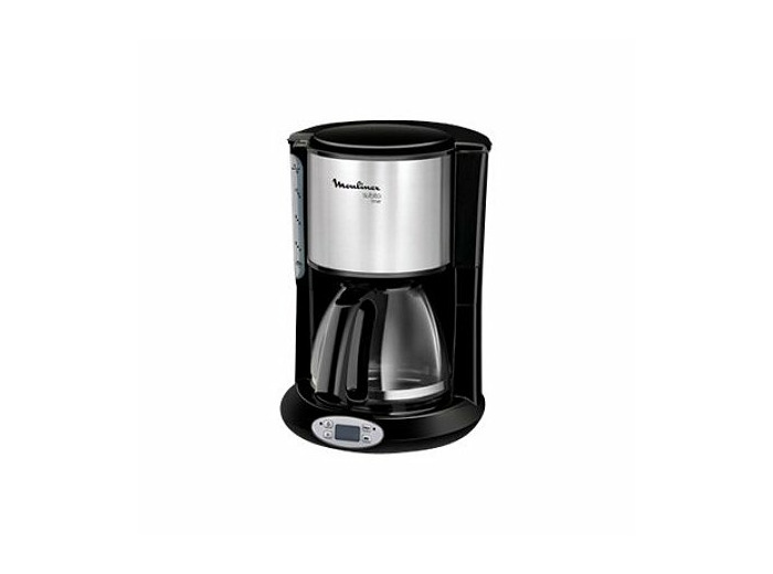 Cafetière filtre subito programmable 10-15 tasses nr/inox ref fg362810