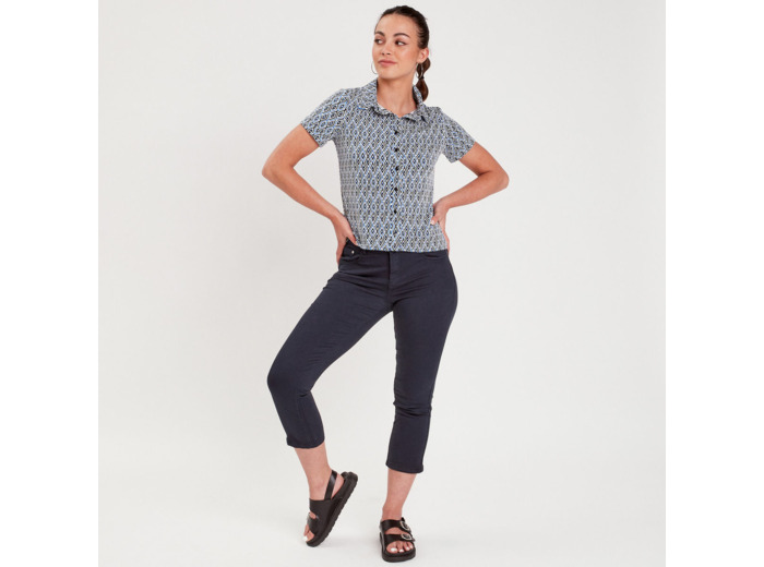 Pantacourt slim 5 poches