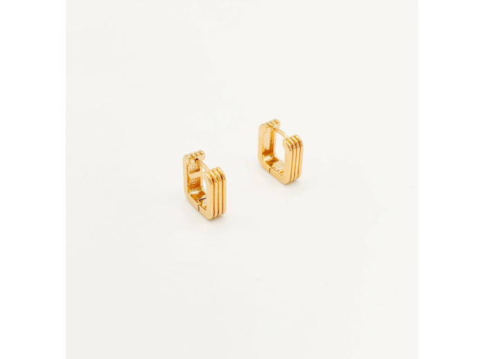 Boucles Créoles Akaa - Plaqué Or