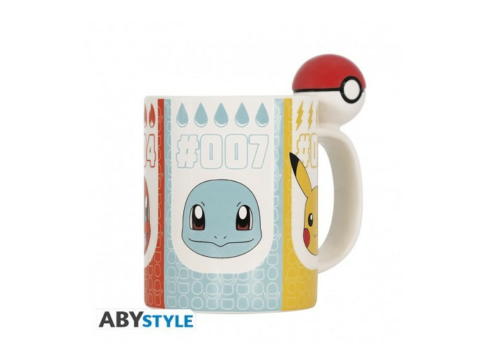 POKEMON - Mug 3D anse - Pokéball