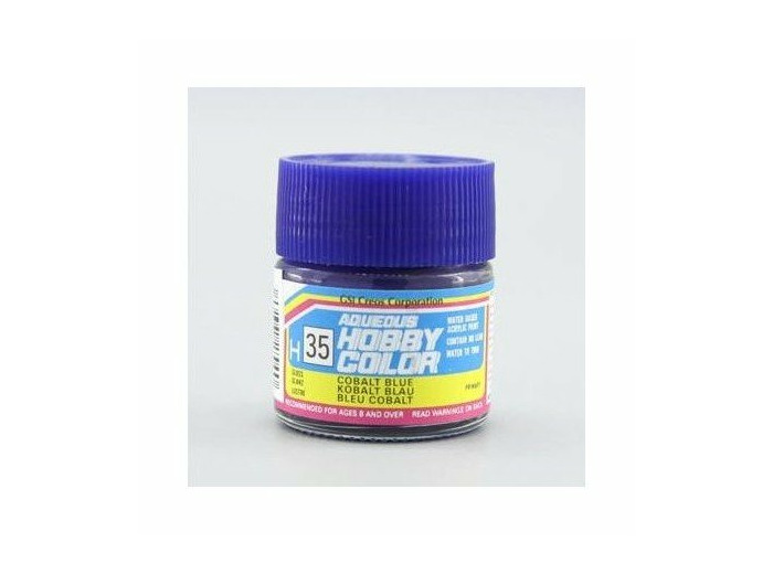 GUNZE H-035 AQUEOUS HOBBY COLORS (10 ML) COBALT BLUE