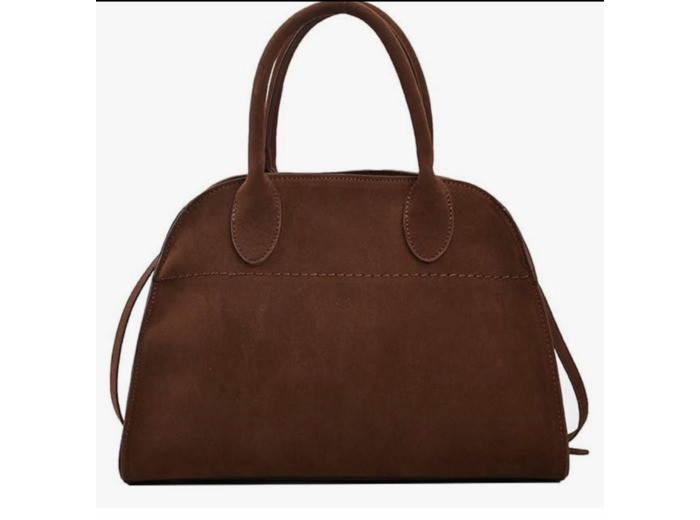 Sac a main en daim Camel