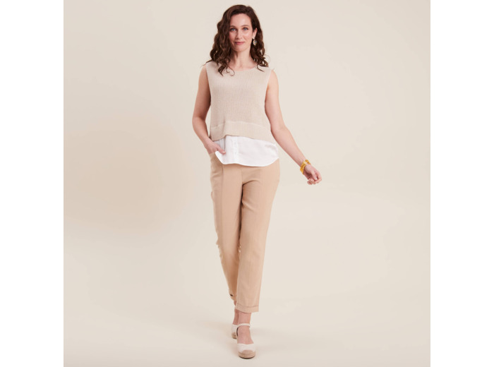 Pull sans manches 2-en-1
