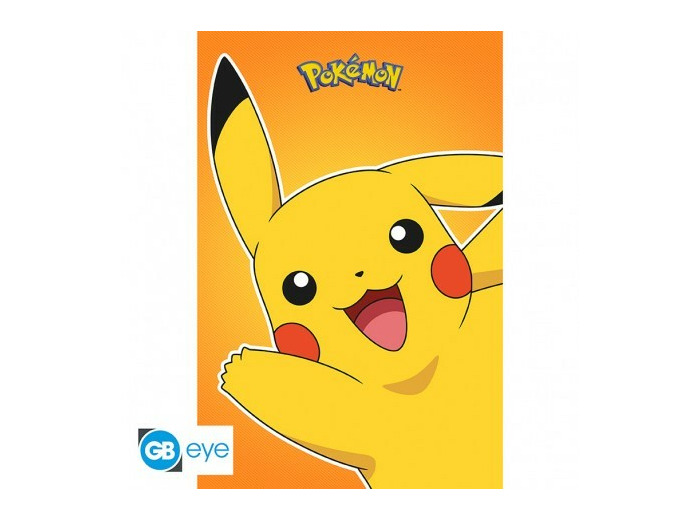 POKEMON - Poster "Pikachu" roulé filmé (91.5x61)