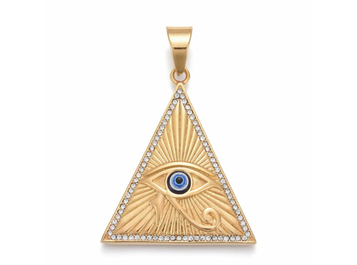 Pendentif - oeil d'horus triangle - protection