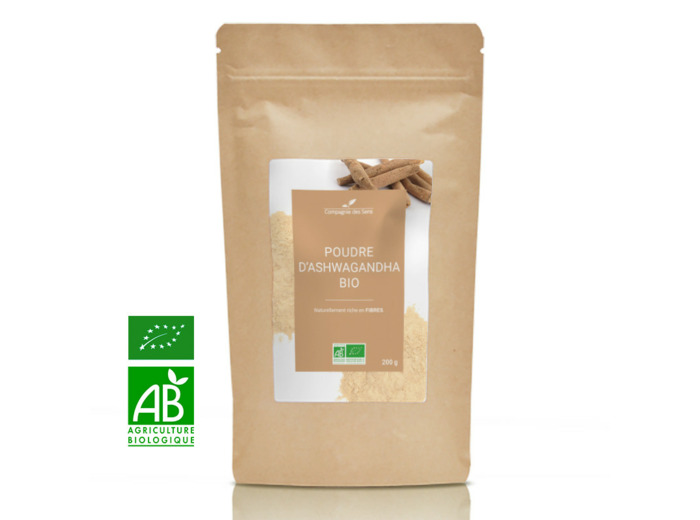 POUDRE D'ASHWAGANDHA BIO 200gr