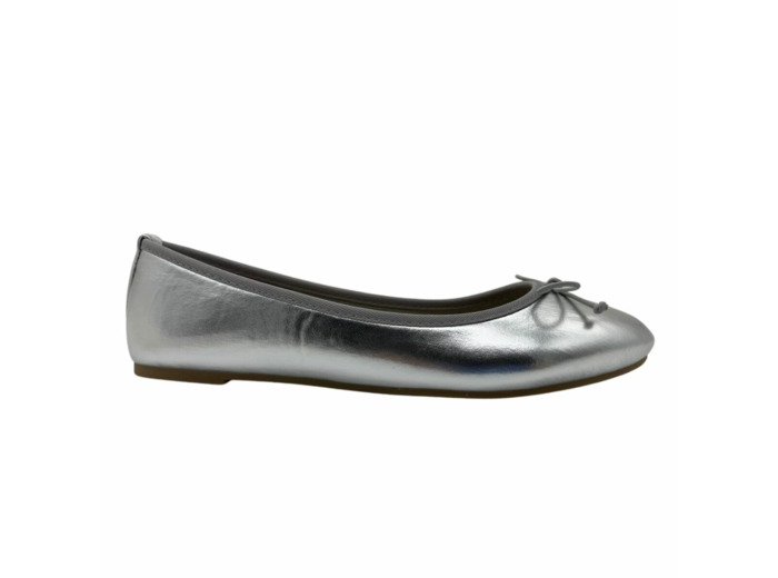 Ballerine femme argent