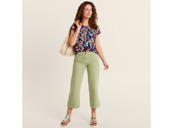 Pantalon large 7/8ème