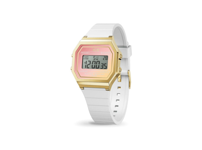 Montre Ice-Watch ICE digit retro White Dreamscape
