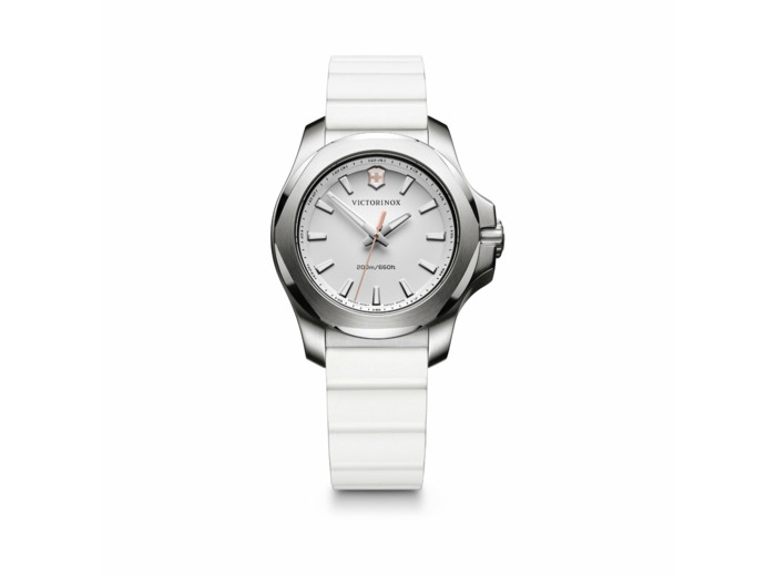 Montre Victorinox I.N.O.X. V, cadran blanc, 37mm