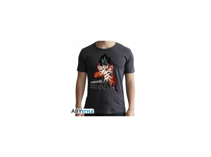 DRAGON BALL - Tshirt "DBZ/ Kamehameha" homme MC dark grey